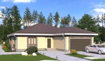 Дома с гаражом и навесом