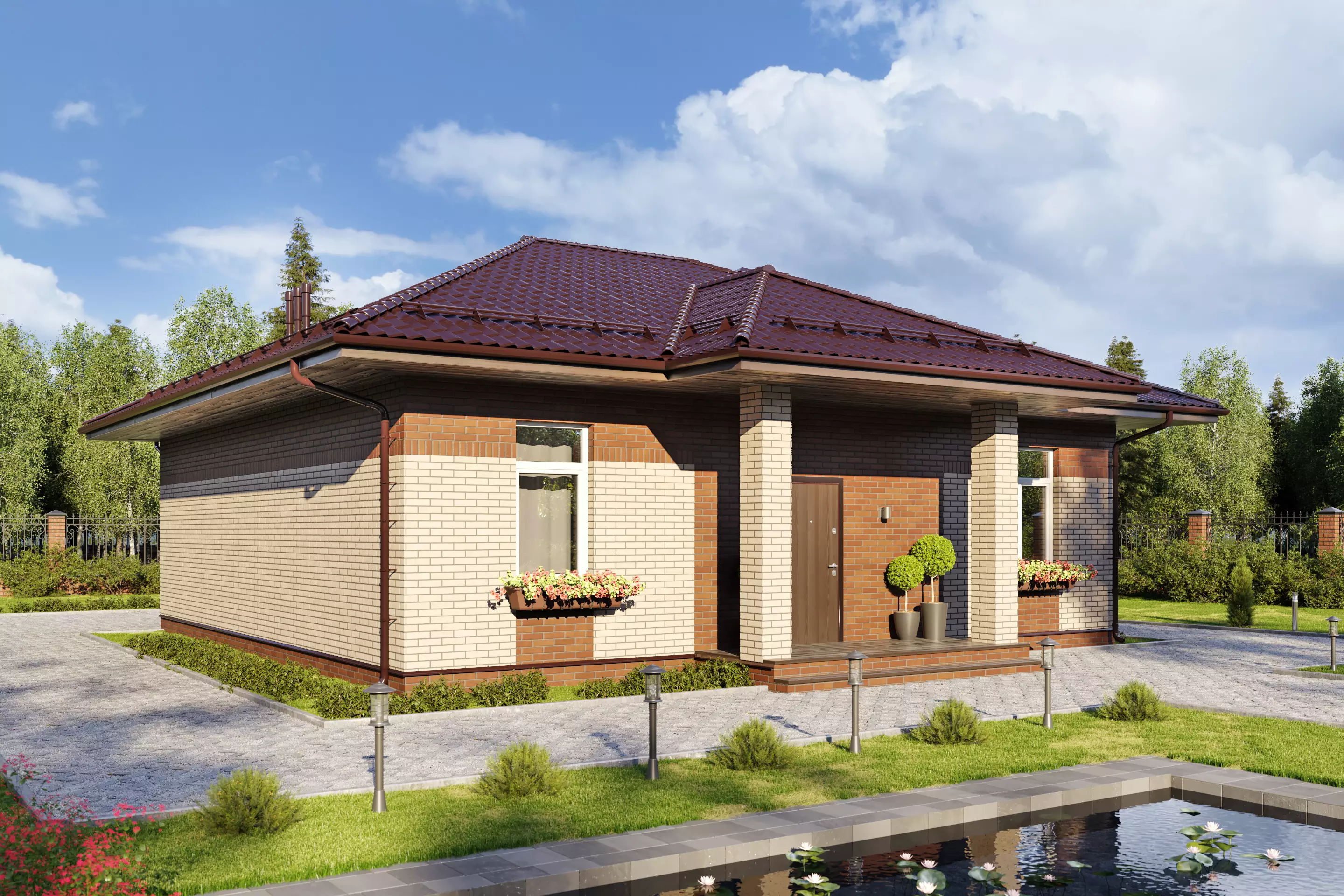 Одноэтажный дом «Стюарт»